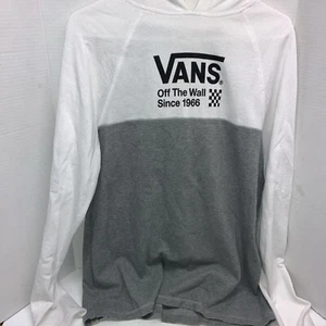Vans Off The Wall  Lightweight Ryder Hooded Long Sleeve T-Shirt - L - Picture 1 of 4