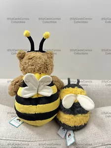100% Authentic Jellycat Bartholomew Bear 'Bumblebee' & Albee Bee - New w/ Tag! - Picture 1 of 3
