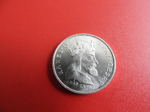 * Checoslovaquia 100 coronas 1978 plata* Rey Carlos IV (221)(Alb.7) - Imagen 1 de 2