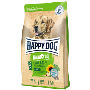 Happy Dog NaturCroq Lamm & Reis 4 x 1 kg (7,48€/kg)