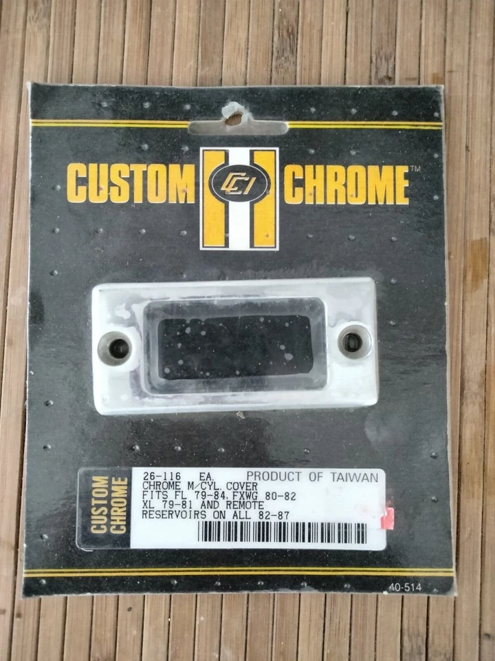 Cubierta de cilindro maestro cromada personalizada Harley Davidson motocicletas ¡¡¡NUEVA!!! bobbers Foto 1 de 1