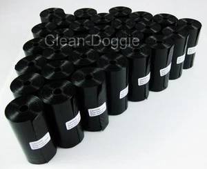 220 BOLSAS DE RECOGIDA DE RESIDUOS DE CACA DE PERRO, fuertes, núcleo de plástico, sin perfume *envío gratuito* - Imagen 1 de 9