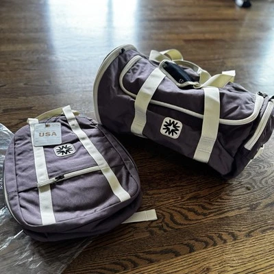 Walker Family Goods Arrow Pack púrpura agotado mochila bolsa lona ¡Juego de dos! Foto 1 de 4