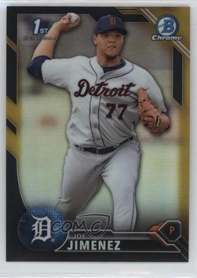 2016 Bowman Chrome Prospects Black & Gold Refractor Joe Jimenez #BCP225 - Image 1 of 2