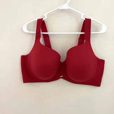 Sujetador Balconette Cacique Lane Bryant Moderno Lujo Ligeramente Forrado Talla 42DDD Rojo Foto 1 de 4