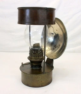 💥Linterna COBRE Temprana con REFLECTOR Linterna de Vidrio Original 11.5" CABALLITO DE MAR 💥 - Imagen 1 de 14