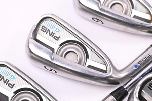 Left Hand Ping G Series Irons / 4-PW+GW / Regular Flex Ping AWT 2.0 Shafts - Picture 1 of 7