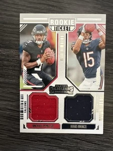 2024 Michael Penix Jr Rome Odunze Patch Contenders A7 - Bild 1 von 2