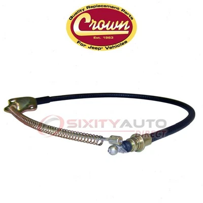 Crown Automotive Rear Left Parking Brake Cable for 1976-1978 Jeep CJ7 - dl Foto 1 de 4