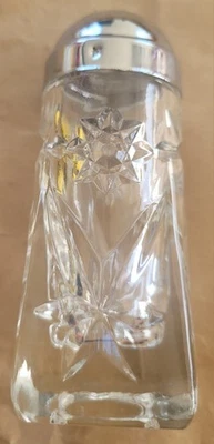 Saleiro vintage âncora vidro pré-cortado Star of David 4"" - Imagem 1 de 2