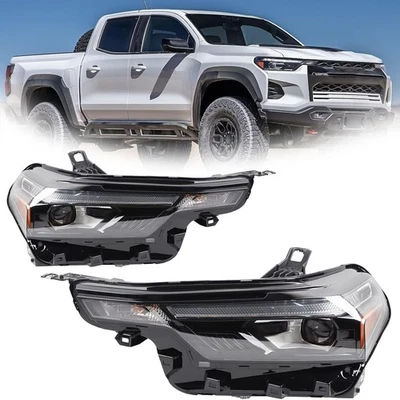 Conjunto de faros LED completos laterales izquierdo o derecho para Chevrolet Colorado 2023-2025 Foto 1 de 4