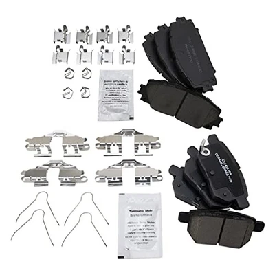 Front & Rear Brake Pads Ceramic Compatible with 2011-2017 Lexus CT200h 2010 Foto 1 de 3