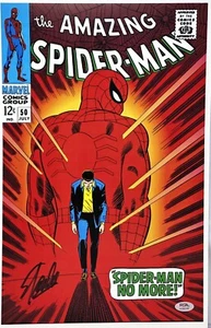 STAN LEE Signed Autograph SPIDER-MAN Marvel Comic Book 11x17 Photo Print PSA/DNA - Picture 1 of 3