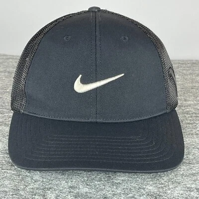 Nike Golf 20XI Flexfit Trucker Hat Black Mesh Snapback VT Logo Size Cap - Image 1 of 4