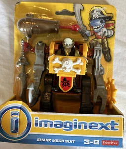 Imaginext Pirates Sharks Pirate Shark  Mech Suit Figure Set Cannon Sword 2016 - Picture 1 of 6