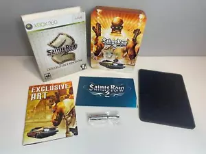 Saints Row 2 Collectors Edition NO Game for Xbox 360 Tin Box Bullet Extras - Picture 1 of 8
