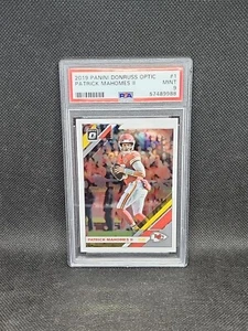 2019 Donruss Optic⚡Patrick Mahomes⚡️Super Bowl winning year⚡#1⚡️PSA 9 Mint - Picture 1 of 2