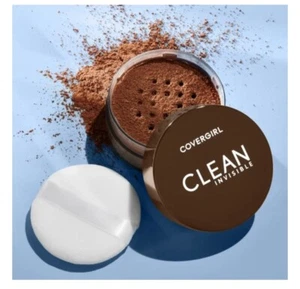 COVERGIRL Clean Invisible Loose Powder Setting Powder Vegan Translucent Dark 140 - Picture 1 of 11