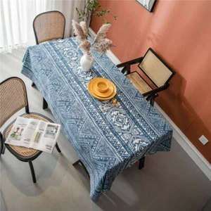 Bohemia Tablecloth Table Cloth Protector Cover Kitchen Dining Decor - Picture 1 of 23