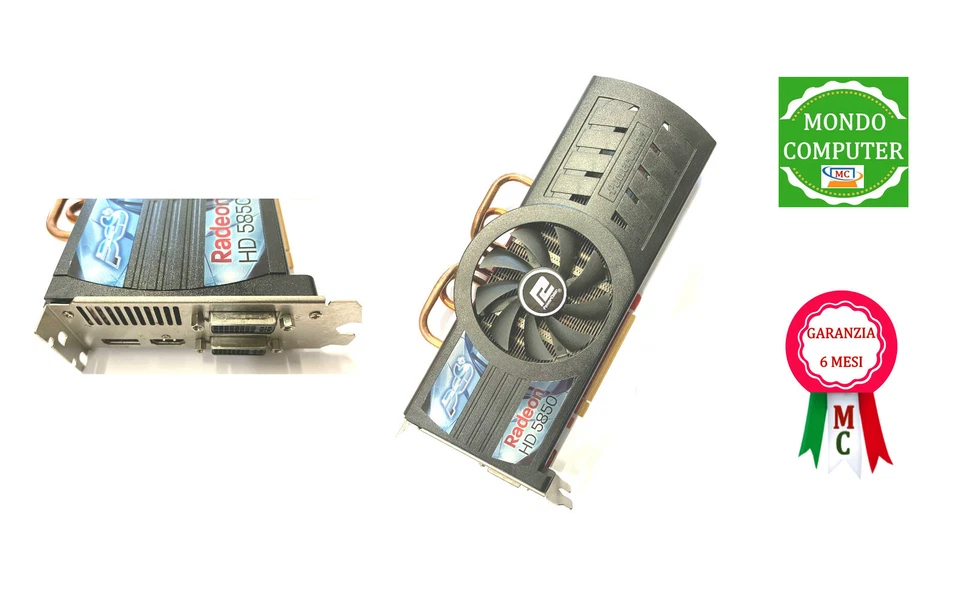 SCHEDA GRAFICA PCI EXPRESS  SAPPHIRE  ATI RADEON   1GB  HD 5850   DDR5 - Immagine 1 di 1