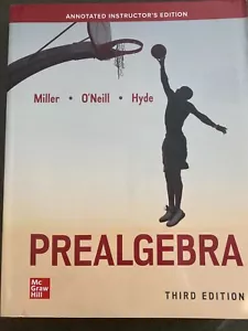 Prealgebra 3rd Edition ANNOTATED INSTRUCTOR'S EDITION | Answers Included!! NEW - Picture 1 of 8