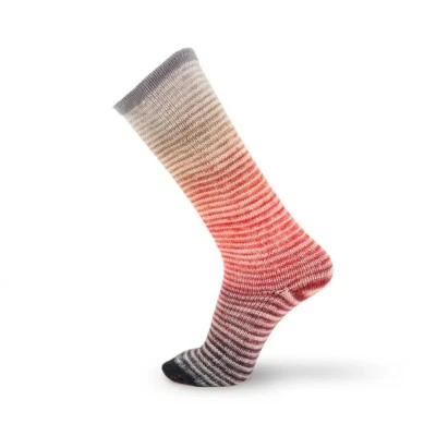 Katia Concept ::Symmetric Sock & More - Rainbow #53:: Black-Red-Camel - Image 1 of 3
