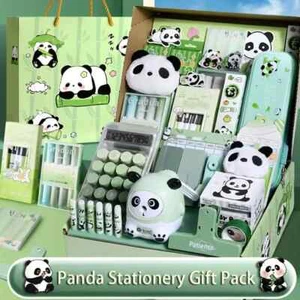 Set cancelleria a tema Panda senza Valigetta - Sped.Incl - Foto 1 di 6