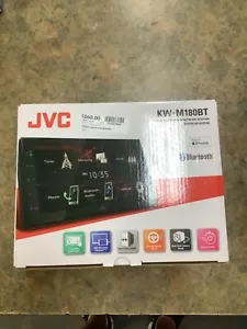 New JVC KW-M180BT 6.8" DOUBLE DIN CAR RADIO BLUETOOTH /USB MIRRORING FOR ANDROID - Picture 1 of 1