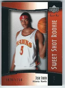 2004-2005 Sweet Shot Basketball Josh Smith Atlanta Hawks Base RC 1026/1250 - Bild 1 von 2