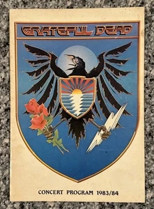 Grateful Dead Programm Konzertbuch Vintage 1983 Stanley Mouse Kunst GD Crest 32 Seiten - Bild 1 von 5