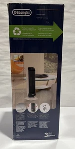 DeLonghi Ceramic Digital Tower Heater: 1500W Oscillating Fan, White - Picture 1 of 9