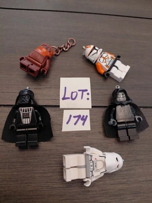Lego Star Wars Lote de Minifiguras LLAVERO - PIEZAS - Lote # 174 Foto 1 de 4