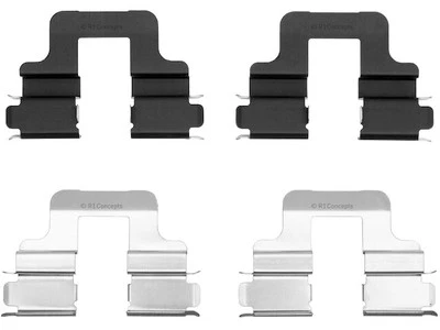 Kit de herrajes de freno trasero fricción dinámica para Audi TT Quattro 2009-2015 26896WHKN Foto 1 de 2