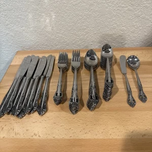 United Silver Co Edelstahl Besteck Set 49 Teile Japan - Bild 1 von 6