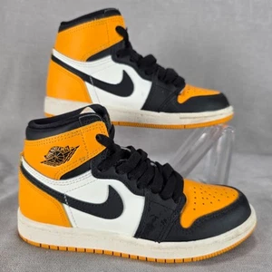 Nike Air Jordan 1 Retro High OG (PS) Kids Size 13C Taxi Black Sail AQ2664-711 - Picture 1 of 19