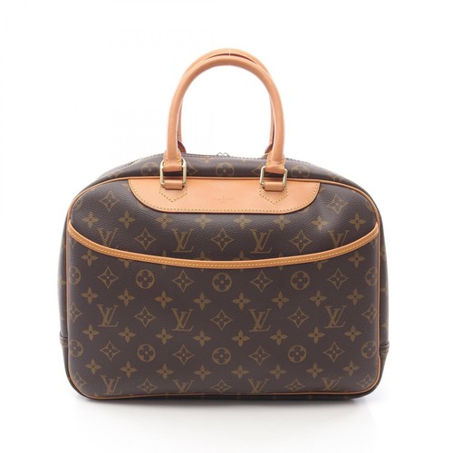 LOUIS VUITTON（LV） Borsa a mano Louis Vuitton Deauville Bowling Vanity rivestita in pelle tela mono oe