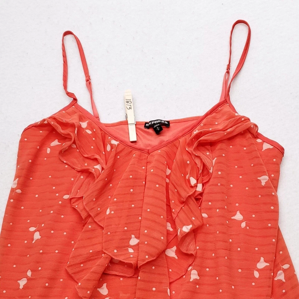 Camiseta sin mangas informal Express para mujer talla mediana M naranja Foto 1 de 4