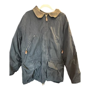 Vintage Timberland Jacket Mens XL Black Weathergear Waterproof Wool Lined 90s - Picture 1 of 22