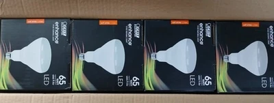 Feit Electric 9.4 Watt Dimmable BR40 Soft White LED Bulb, 4 Pack | 65W - Image 1 of 4