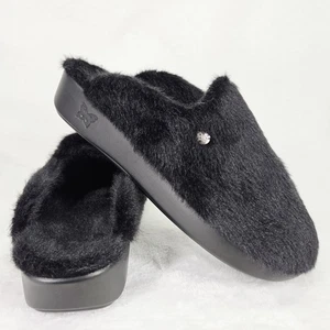 Alegria Shoes Womens 37 Black Leisurelee 2 Faux Fur Slip Resistant LE2-7857 - Picture 1 of 15