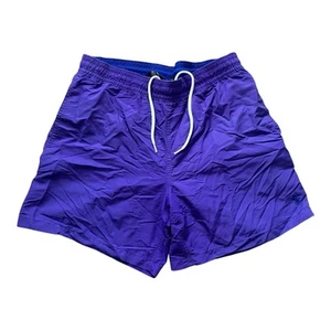 Polo Ralph Lauren Swim Shorts Mens Small Purple Drawstrings Lined Pockets - Imagen 1 de 11
