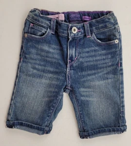 Mädchen Signatur Levi Strauss & Co. Bermuda Shorts Bündchen Kinder Größe 4R Adj. Taille - Bild 1 von 7