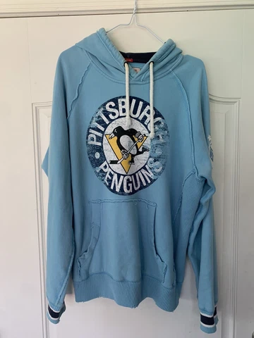 Pittsburgh Penguins NHL Mitchell & Ness Men's "Retro 1970s" Pullover Hoodie L Cover