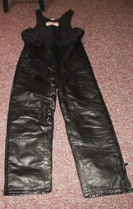 Tuta da neve CHOKO V.I.P Pilot nera 100% pelle isolata corpo intero uomo taglia M - Foto 1 di 7