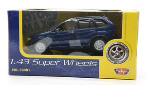 1/43 Scale Diecast Model - MotorMax Super Wheels No. 4023 - BMW X5 - Blue - Picture 1 of 18