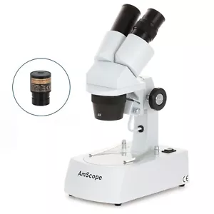 AmScope 20X-40X-80X Stereo Microscope with 1.0MP USB Digital Camera - Picture 1 of 7