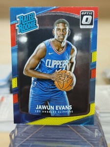 Jawun Evans RC - 2017-18 Optic Red Yellow parallel #162 - Los Angeles Clippers