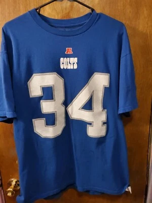 Футболка NFL Team Apparel Colts Richardson #34 синяя размер XL  - Изображение 1 из 4