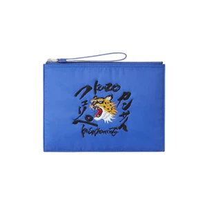NWT Kenzo x Kansai Yamamoto ๐ Large pouch ๐ฏ Royal Bleu *rare* luxury brand new - Picture 1 of 14