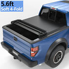 5.5F/5.6FT 4-Fold Tonneau Cover for 2009-2014 Ford F150 Quad-Fold Soft Truck Bed